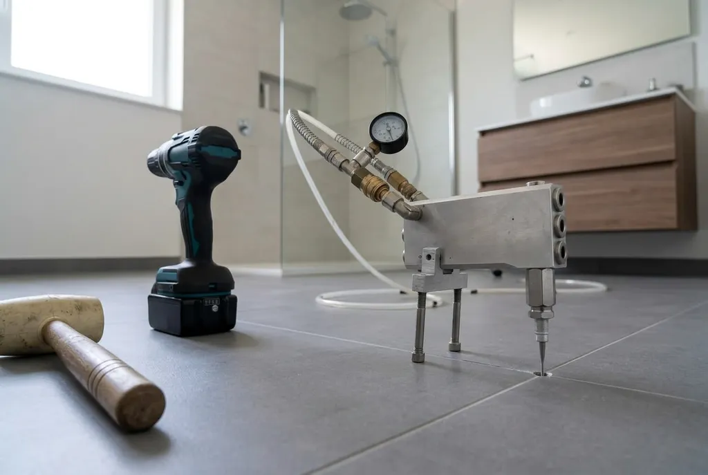 Kitbedrijf Heiloo – holle tegels injecteren